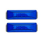 Plafon Lateral 10 Led 3 Funciones Azul