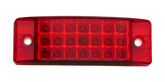 Plafon Lateral Universal 21 Led Estrobo Rojo