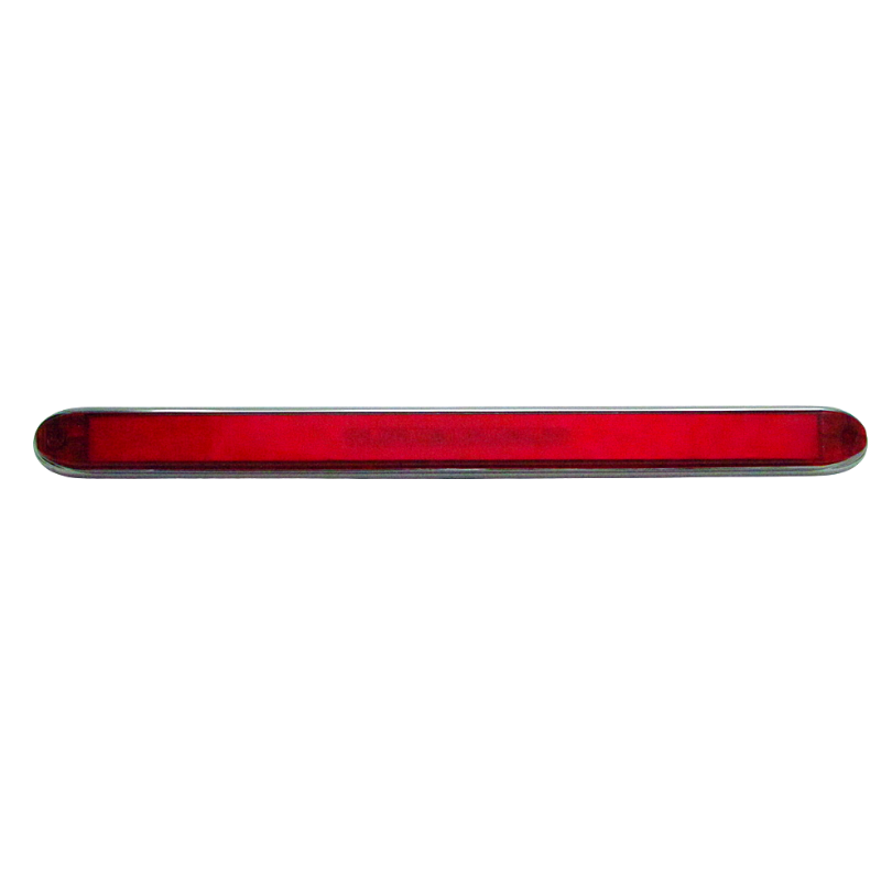 Barra Lateral 4 Led Gel 4 Funciones Grande Rojo