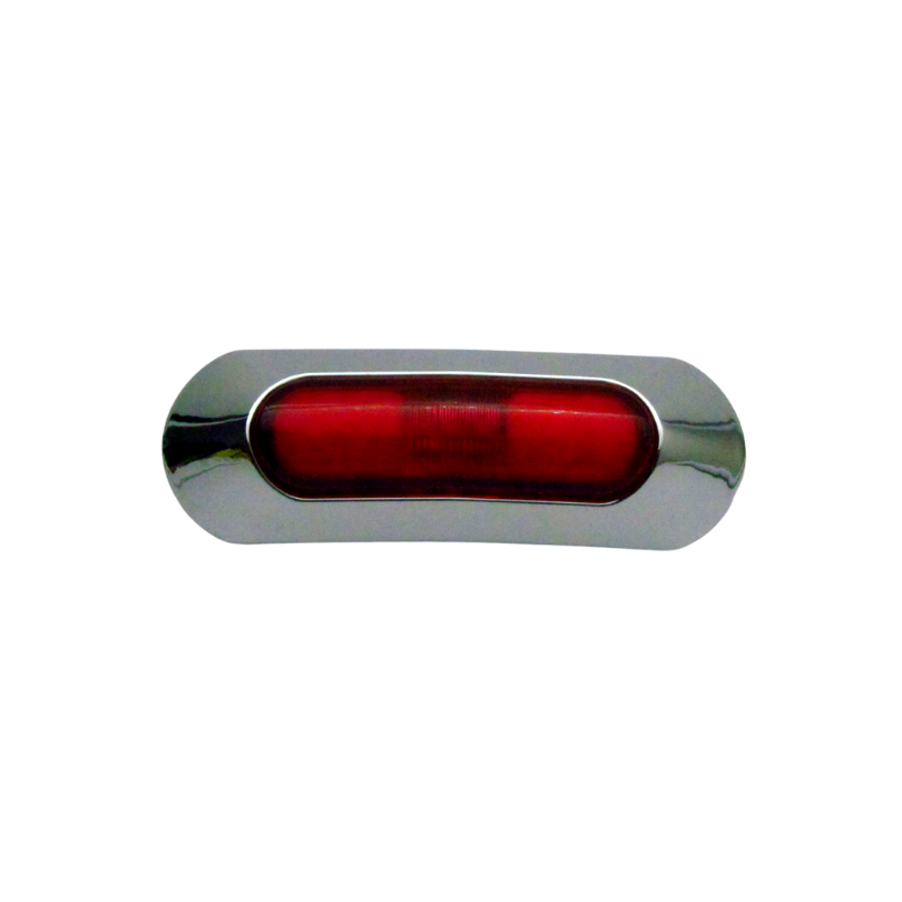 Plafon Lateral 2 Led Gel 2 Funciones Rojo