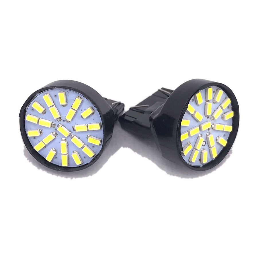 Focos Led 3157 22 Led Luz Fija Blanco 12v