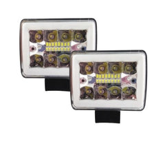 Faros Dually 15 Led Plastico Drl Estrobo