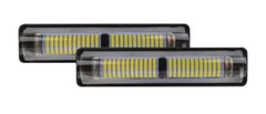 Faros Led Lupa Blanco Con Estrobo Rojo/Azul