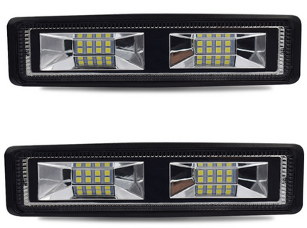 Faros 16 Hiperled Luz Fija Y Estrobo