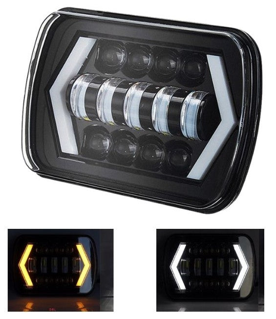 Unidad Led 5x7" Drl Y Direccional
