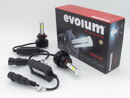 Focos Led 9005 Evolum Monster 4 Caras