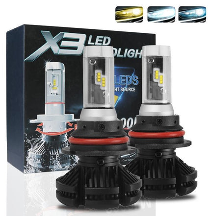 Focos Led 9007 X3