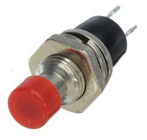 Switch Boton Push Rojo Mini