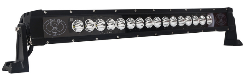 Barra Led 31" Skull C/Drl Verde