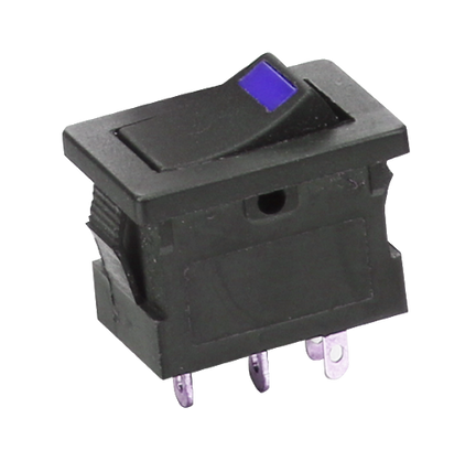 Interruptor Tecla Mini Mirs-1013d Azul