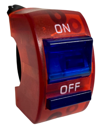 Interruptor P/moto Rojo C/luz