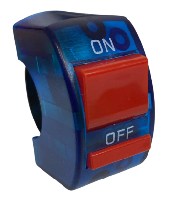 Interruptor P/moto Azul C/luz