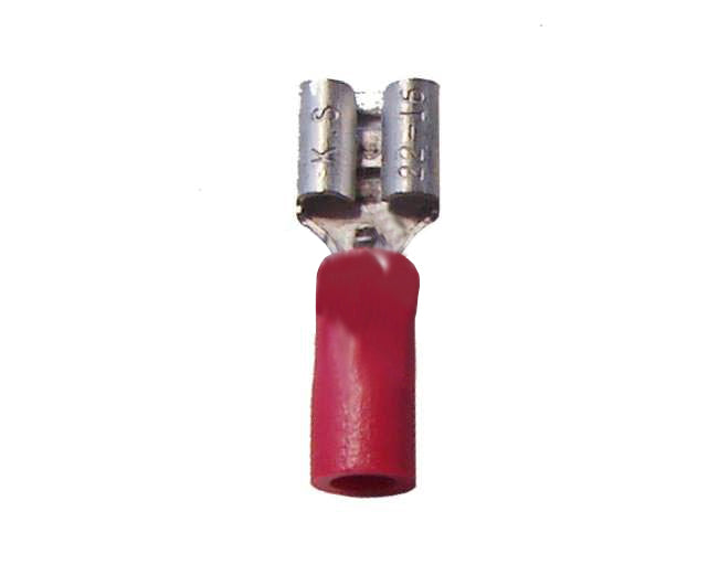 Terminal Aislada Hembra Rojo Cal 22-16 Fdd1.25-187