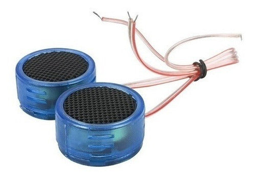 Juego De Tweeters Domo 1" 200w Azul(2 Pzas)