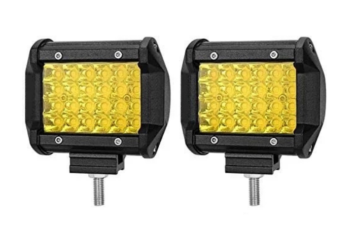 Faros 24 Led Ambar C/Strobo
