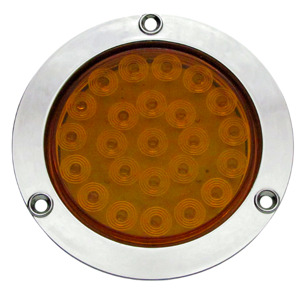 Plafon Redondo 4" 24 Led 2 Funciones Ambar