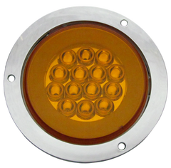 Plafon Redondo 4" 14 Led Gel 4 Funciones Ambar