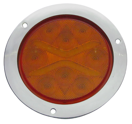 Plafon Redondo 4" 8 Led Gel 4 Funciones Ambar