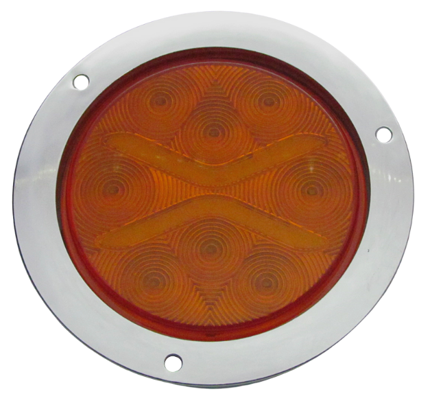 Plafon Redondo 4" 8 Led Gel 4 Funciones Ambar