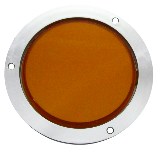 Plafon Redondo 4" Gel 3 Funciones Ambar