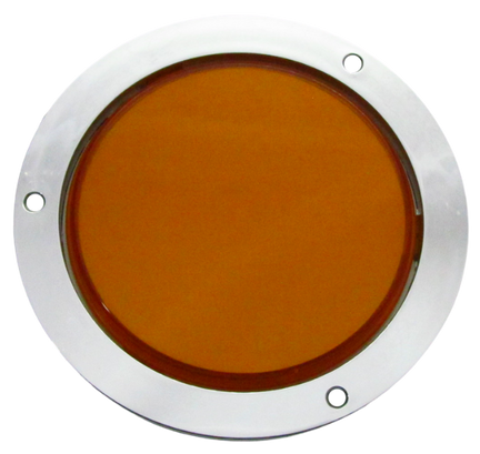 Plafon Redondo 4" Gel 3 Funciones Ambar
