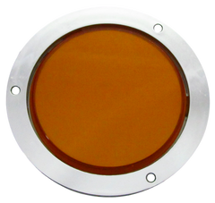 Plafon Redondo 4" Gel 3 Funciones Ambar