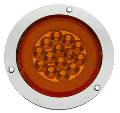 Plafon Redondo 4" 14 Led Gel 3 Funciones Ambar