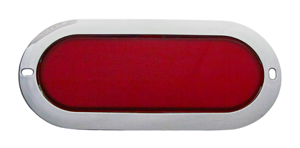 Plafon Ovalado Gel 3 Funciones Rojo