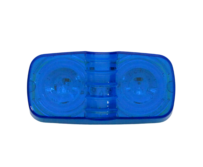 Plafon Doble Optica 18 Led Gel Azul