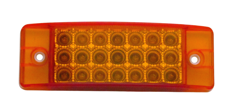 Plafon Lateral Universal 21 Led Estrobo Ambar
