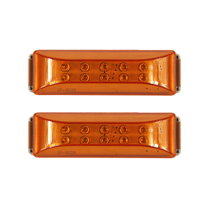 Plafon Lateral 10 Led 3 Funciones Ambar