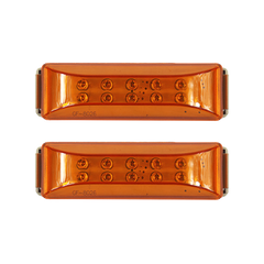 Plafon Lateral 10 Led 3 Funciones Ambar