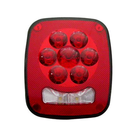Calavera Tipo Jeep 9 Led 4 Funciones