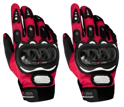Guantes Para Moto Xl Rojo