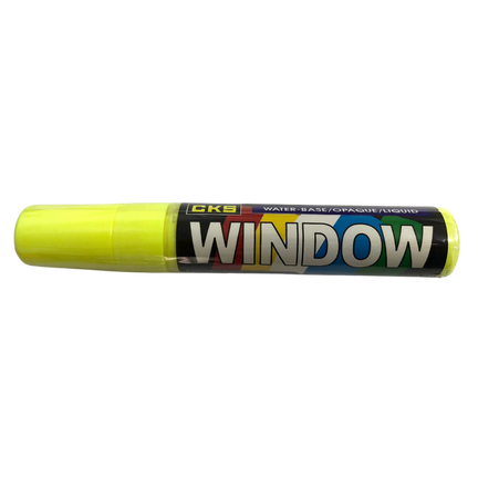 Marcador Para Vidrio Amarillo