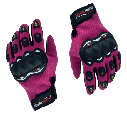 Guantes Para Moto Rosa