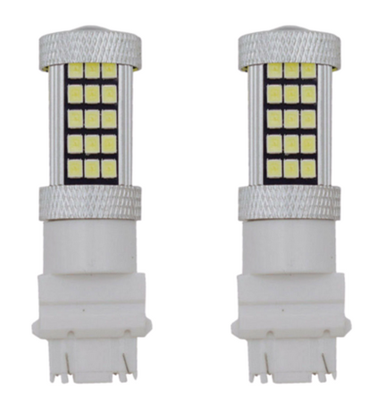 Focos Led 3157 66 Led Rojo Canbus