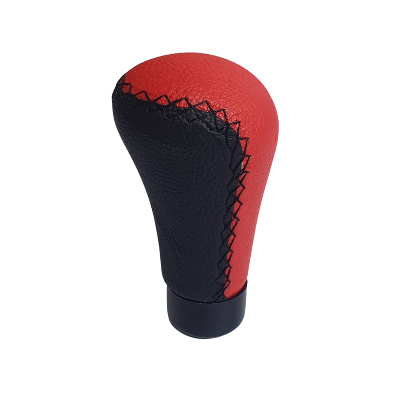 Perilla Universal Tipo Piel Rojo C/negro