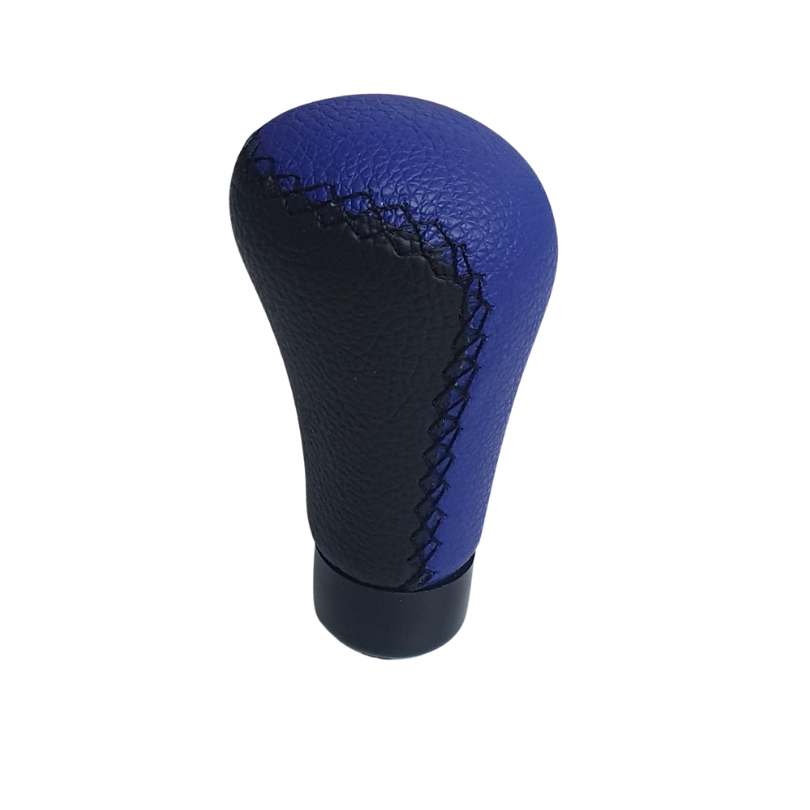 Perilla Universal Tipo Piel Azul C/negro