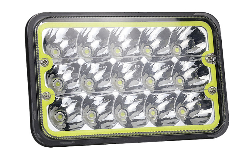 Faros Led 4X6 Con Drl Azul