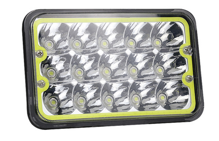 Faros Led 4x6 Con Drl Ambar