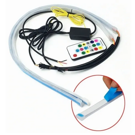 Tiras Led Rgb Secuenciales C/control 60cms