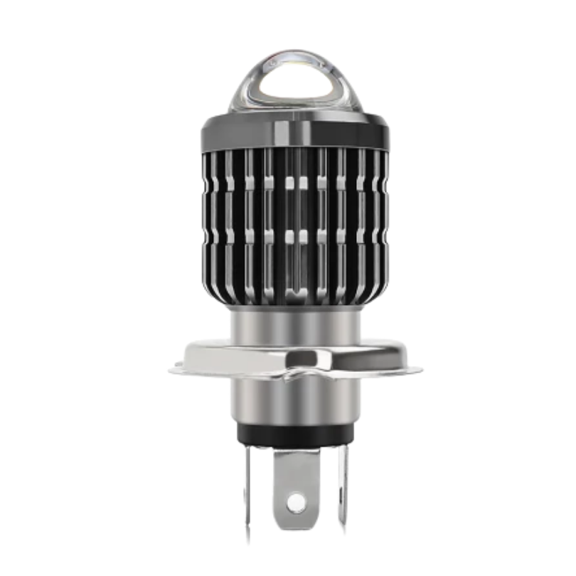 Foco Led P/moto H4 Lupa Blanco/ambar