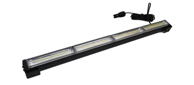 Barra Led 4 Cob Estrobo Multif Blanco/ambar