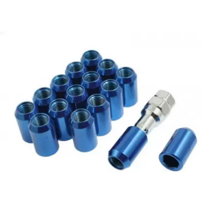 Tuerca Para Rin Azul 12x1.25 16pz
