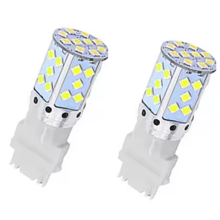 Focos 3157 35 Led Luz Fija Y Estrobo Canbus