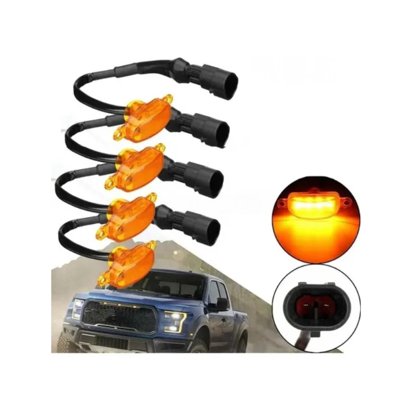 Luz Led Decorativa P/Parrilla Tipo Raptor 4Pza
