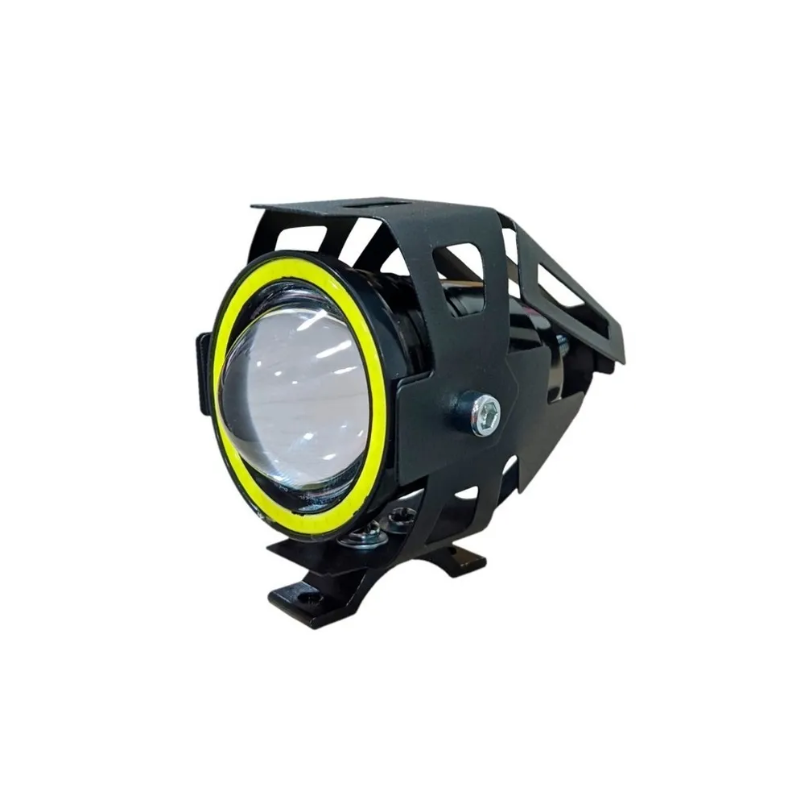 Faros Led P/Moto Lupa Mini Drl Blanco