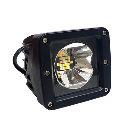 Faros Led Dually Luz Blanco/ambar Con Drl Ambar