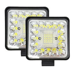 Faros Led Cuadrados 52 Led 52W